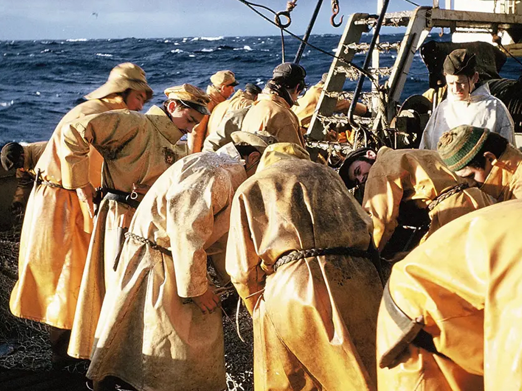 une journée sur un bateau de pêche